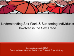 Cultural Competence w Persons Involved with the Sex