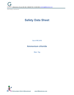 Catalog# RC-016 MSDS - G