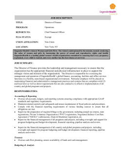 170127 EngenderHealth Dir of Fin