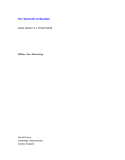 The Warcraft Civilization: Social Science in a Virtual - Beck-Shop