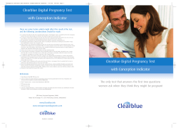 Clearblue Digital Pregnancy Test with Conception Indicator