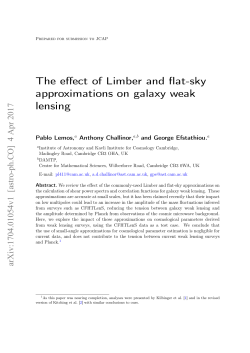 The effect of Limber and flat-sky approximations