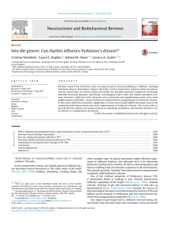 Into the groove: Can rhythm influence Parkinson`s