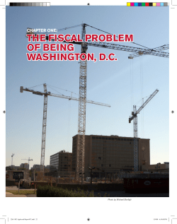 the fiscal problem of being washington, dc