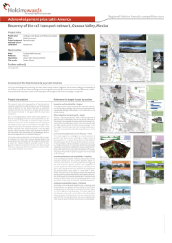 Acknowledgementprize Latin America Recovery of the rail transport