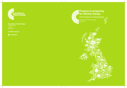 2015 Report to Parliament - Committee on Climate Change