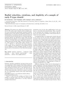 Radial velocities, rotations, and duplicity of a sample of early F