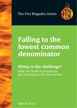 Falling to the lowest common denominator