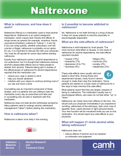 Naltrexone - Portico Network