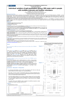 Individual variation of gait characteristics along a 500 meter walk in