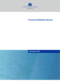 Financial Stability Review November 2016 - ECB