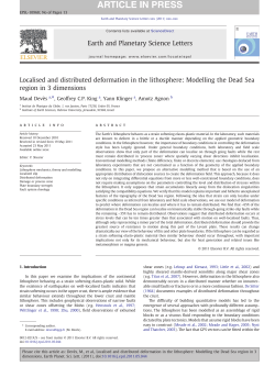 Localised and distributed deformation in the lithosphere: Modelling