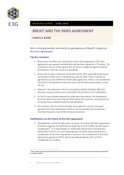 brexit and the paris agreement