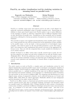 ParaViz, an online visualization tool for studying variation in