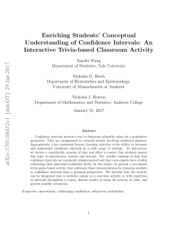 Enriching Students` Conceptual Understanding of