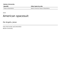 American spacesuit - OpenBU