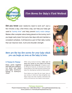 Five Moves for Baby`s First Workout