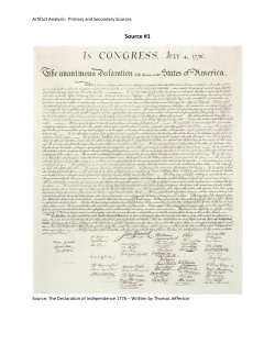 The Declaration of Independence