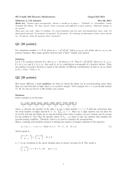 Q1 [20 points] Q2 [20 points]