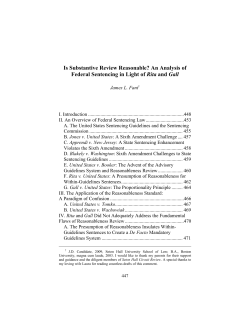 Is Substantive Review Reasonable? An