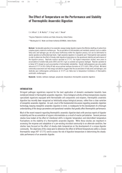 The Effect of Temperature on the Performance and