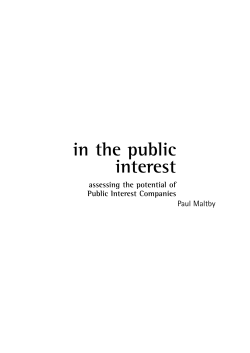 in the public interest