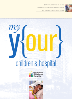 children`s hospital - University of Iowa Foundation
