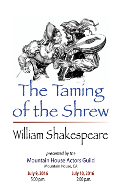The Taming of the Shrew