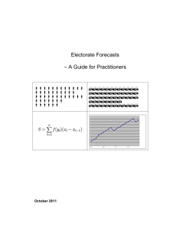 Electorate Forecasts