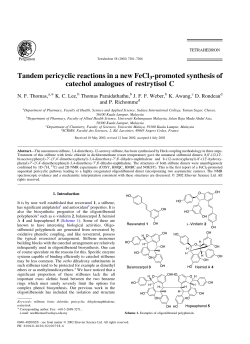 Tandem pericyclic reactions in a new FeCl3