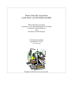 Law-related lessons and activities