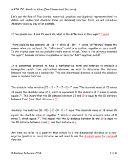 0.4 Absolute Value Solns