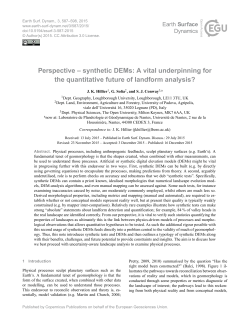 Perspective &ndash; synthetic DEMs: A vital underpinning for the