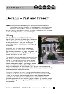 Chapter 2 - City of Decatur
