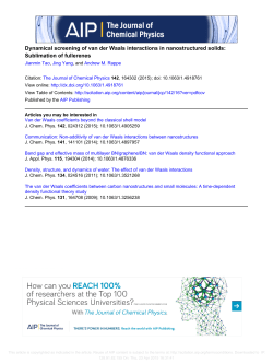 Dynamical screening of van der Waals interactions in