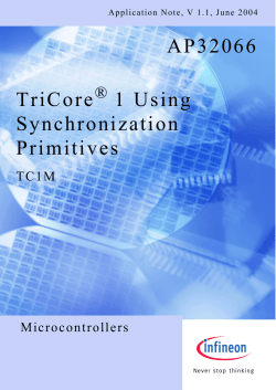 TC1M Synchronization Primitives (AP32066)