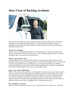 Steer Clear of Backing Accidents