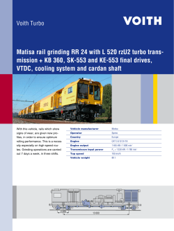 Matisa rail grinding RR 24 with L 520 rzU2 turbo trans