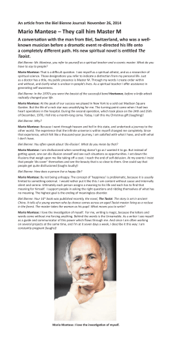 Mario Mantese &ndash; They call him Master M