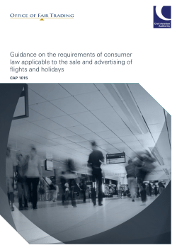 Requirements of Consumer Law Applicable to the Sale and