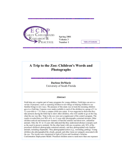 Children`s Words and Photographs