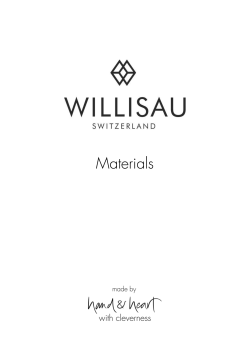 Materials - Willisau Switzerland