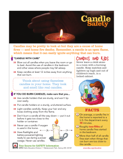 Candle Safety - Dallas Fire Department