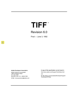 TIFF 6.0 specification