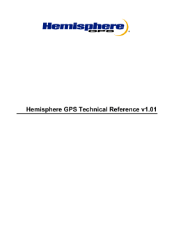 Hemisphere GPS Technical Reference v1.01