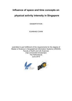 Spatial analysis of adult physical activity intensity and walkability in