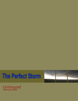 Uninsured - Community Service Council