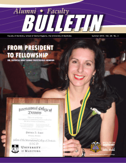 Summer 2010 - University of Manitoba