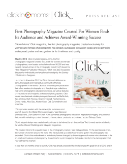 First Photography Magazine Created For Women