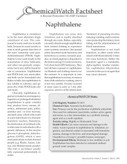 Naphthalene - Beyond Pesticides